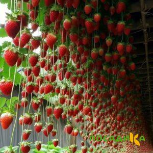 Клубника ампельная Анастасия купить по цене от 370р. в интернет-магазине «Посадика» с доставкой почтой в в Шалие и по всей России – [изображение №1].